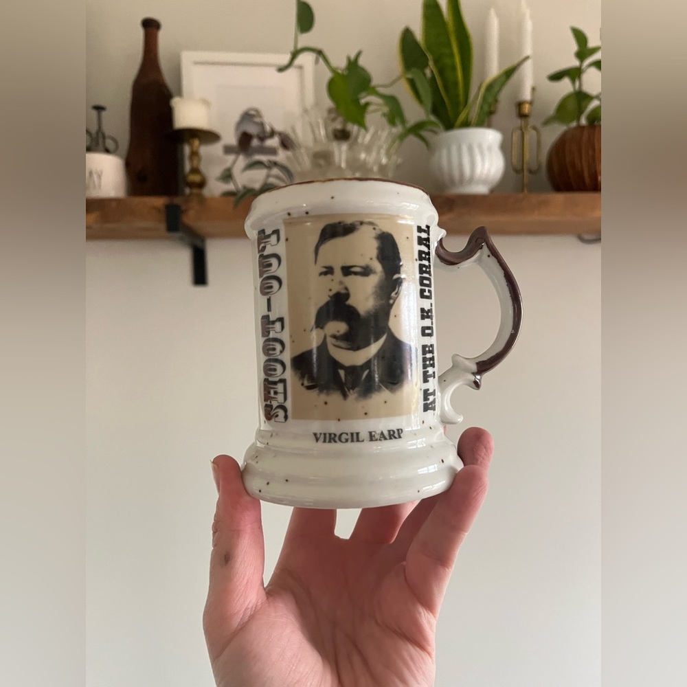 Vintage novelty moustache mug